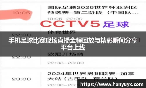 手机足球比赛现场直播全程回放与精彩瞬间分享平台上线